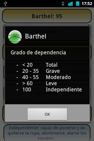 Barthel scale Free