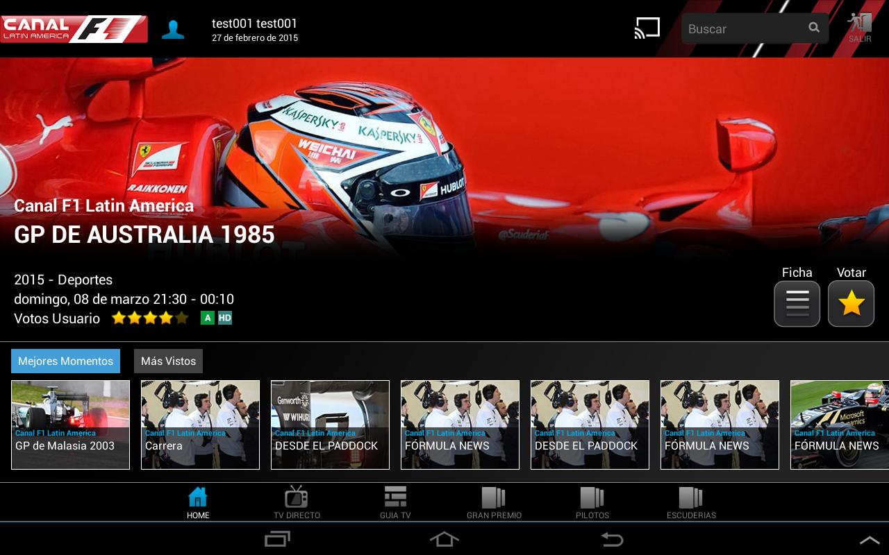 Canal F1 Latin America