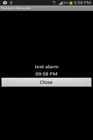 Random Reminder Ad