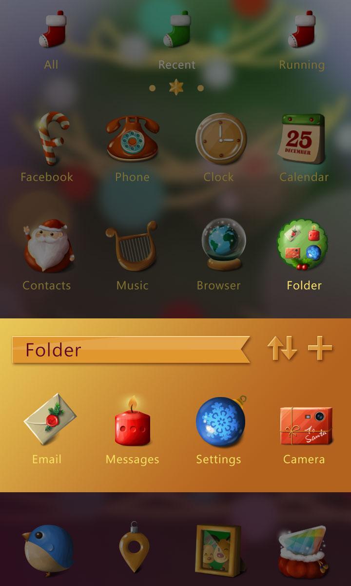 Silent Night GO Launcher Theme