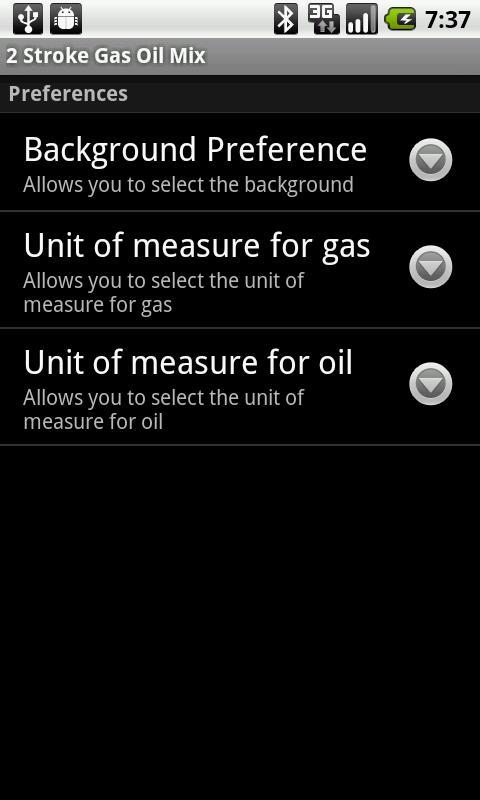 2 Stroke Gas Oil Mix Calc