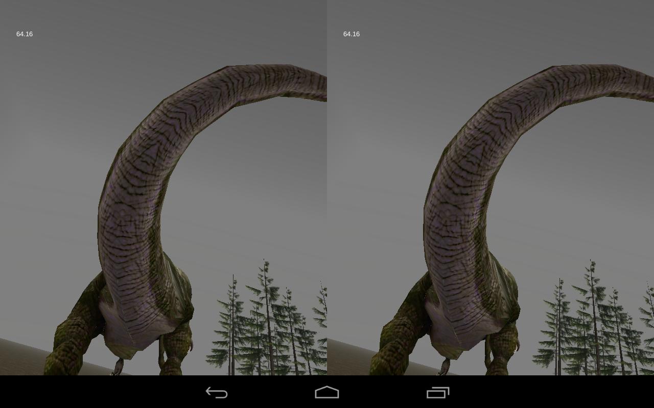 VR T-Rex, Cardboard