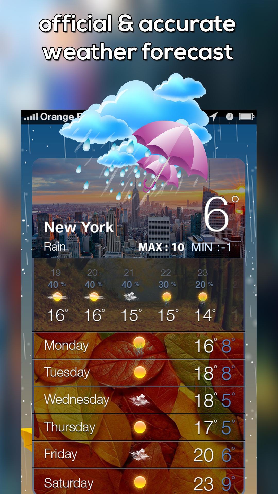Weather Radar: 10 Day Forecast, Current Weather
