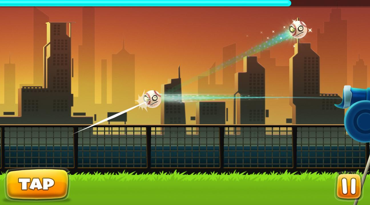 Flick Baseball - Zombies Home Run