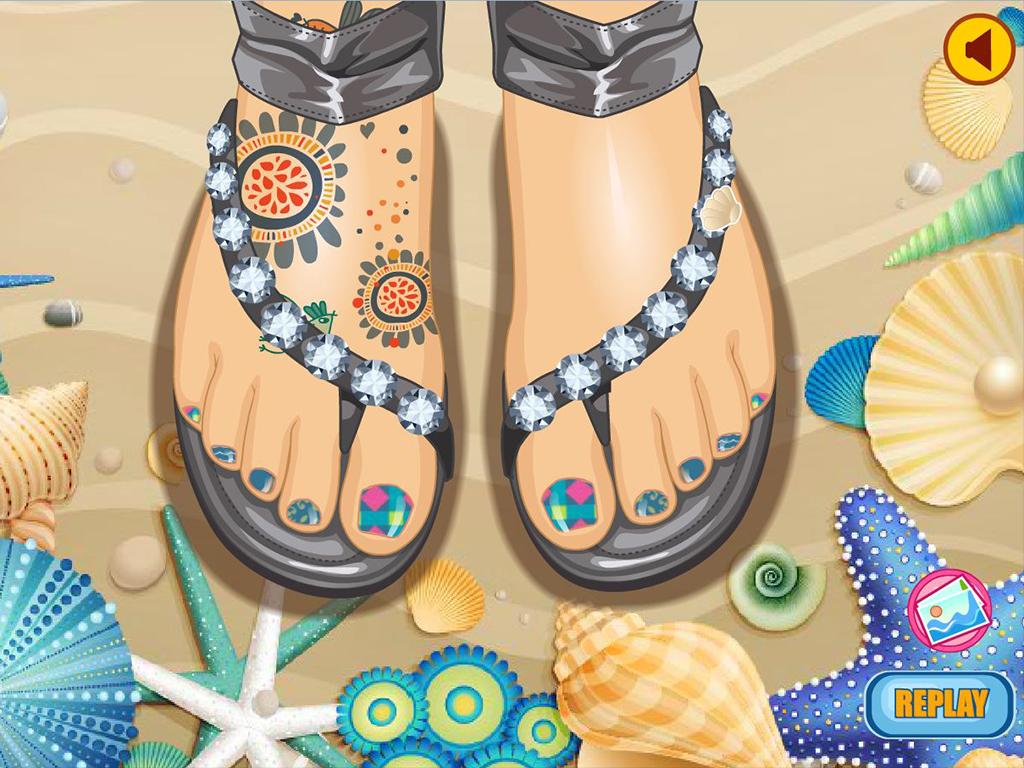 Toe nail design