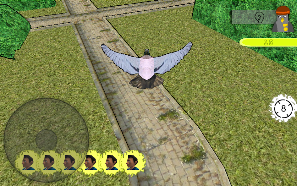 Pigeon attack - bird bomber