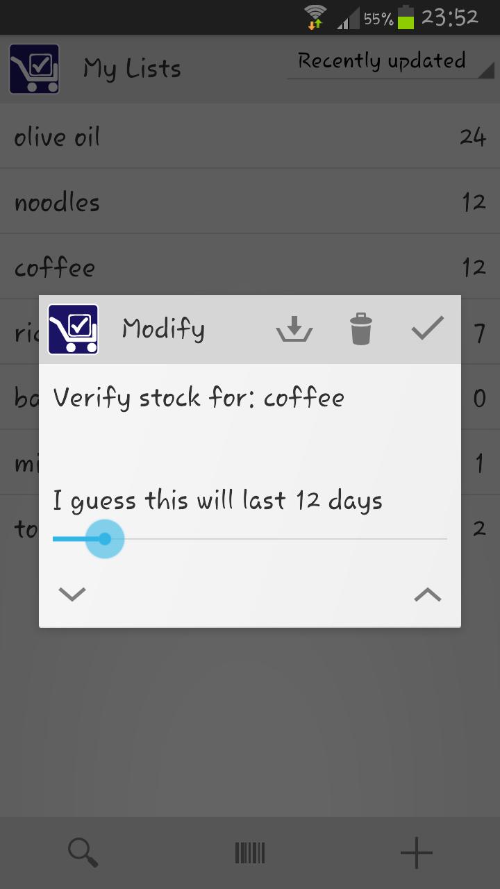 Track My Grocery