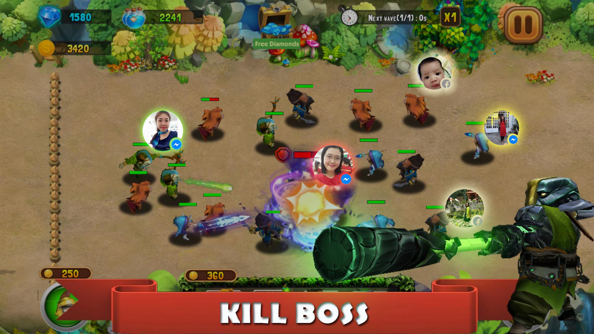 Heroes defense tower defender