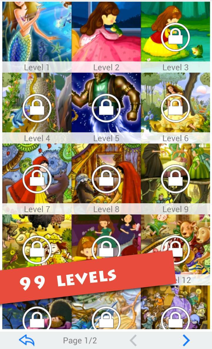 Fairy Tales Puzzle For Kids