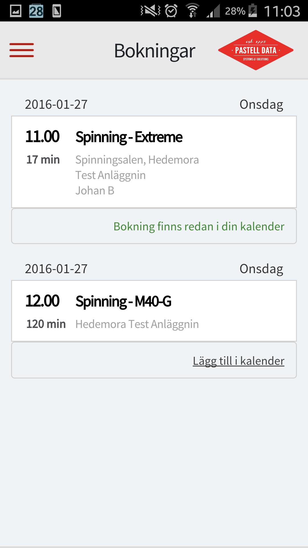Bokningsappen