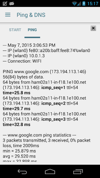 Ping & Net