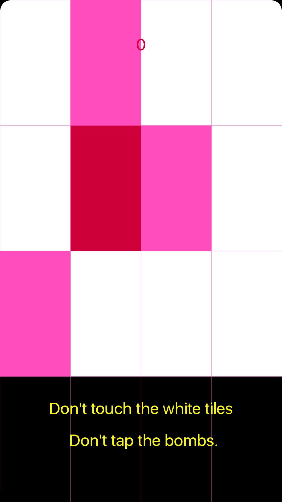 Black Pink Piano Tap