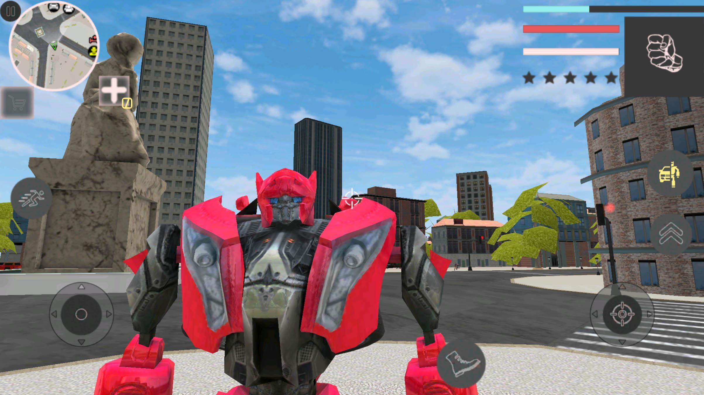 Super Robot Car Transforme Futuristic Supercar