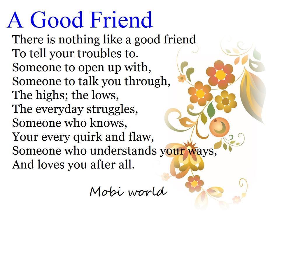Friendship Poems