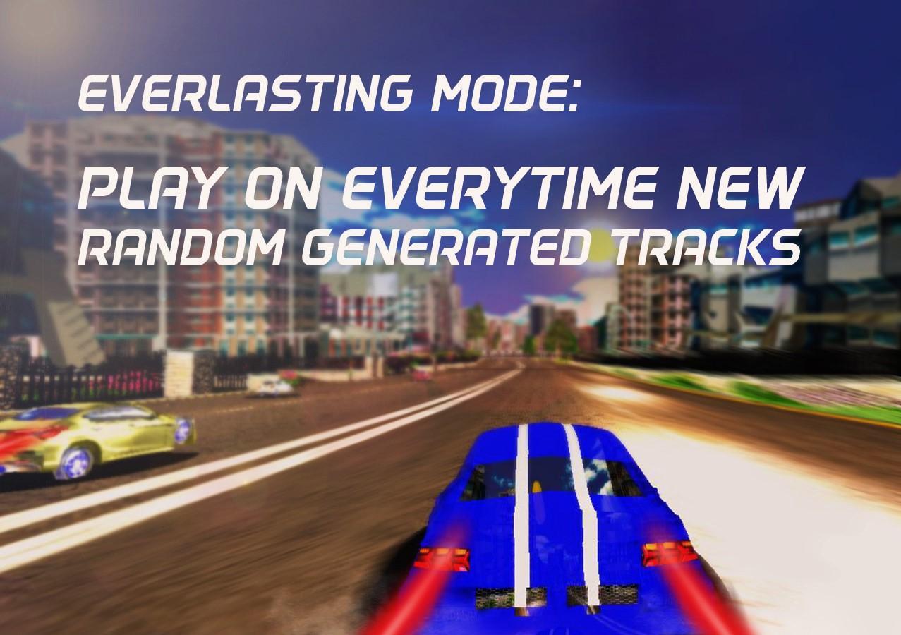 Everlasting racing-hot asphalt