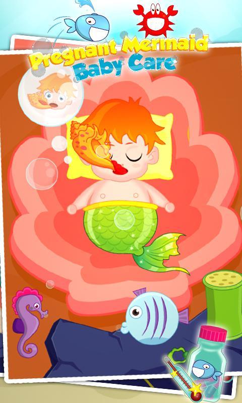 A mermaid born baby