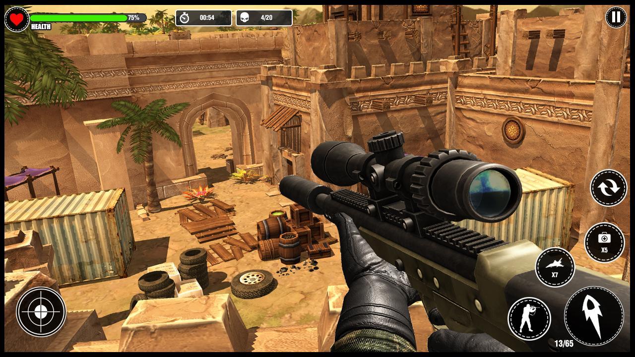 Desert Sniper Shooting