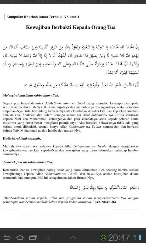 Kumpulan Khutbah Jumat
