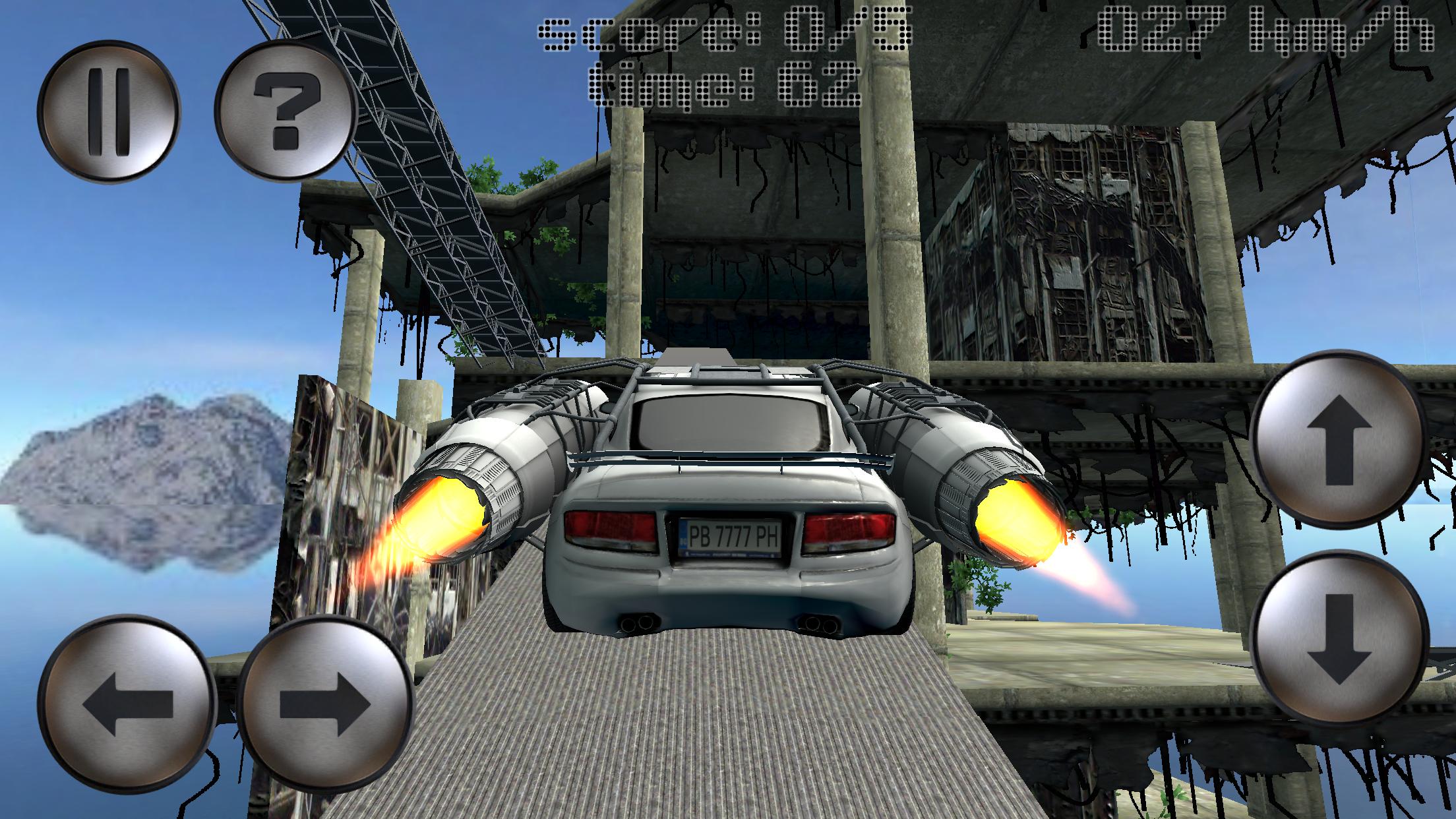 Jet Car - Destroyed City