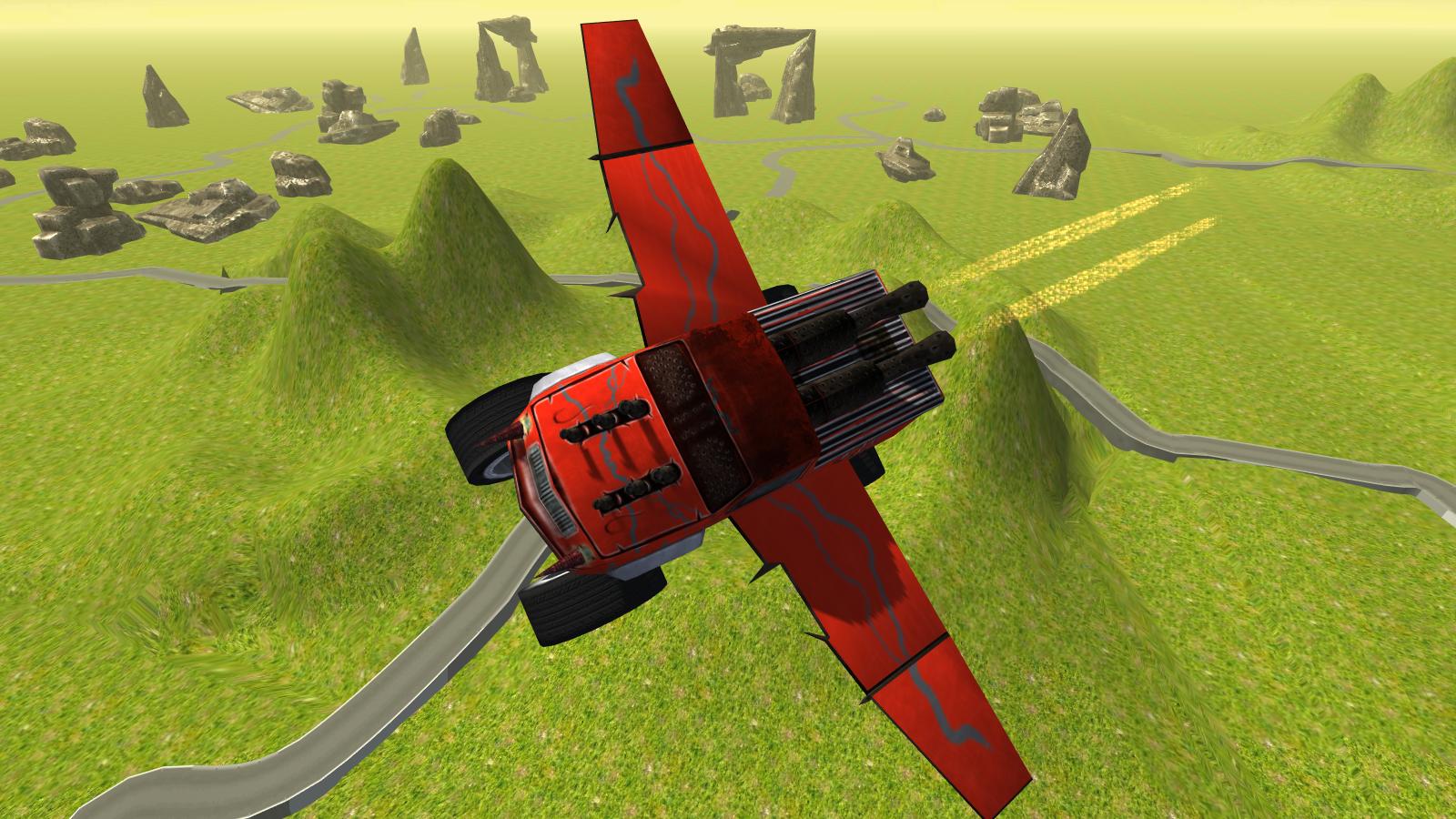Flying Monster Truck Simulator 2019