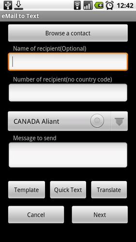 SMS for free, Email to SMS
