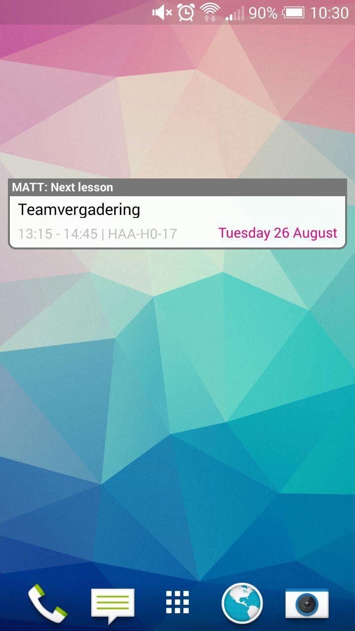 TimeTables - Inholland (MATT2)