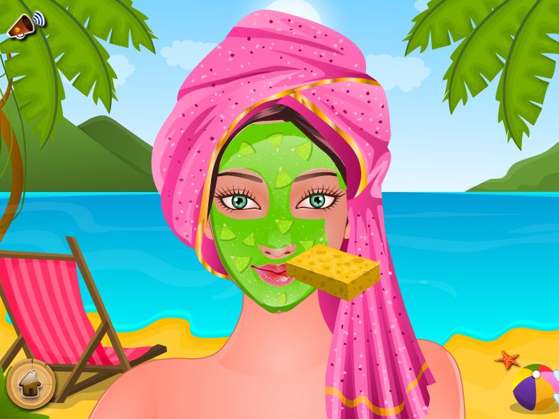 Princess summer makeup salon