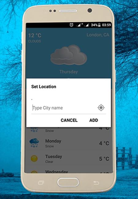 Weather Timeline