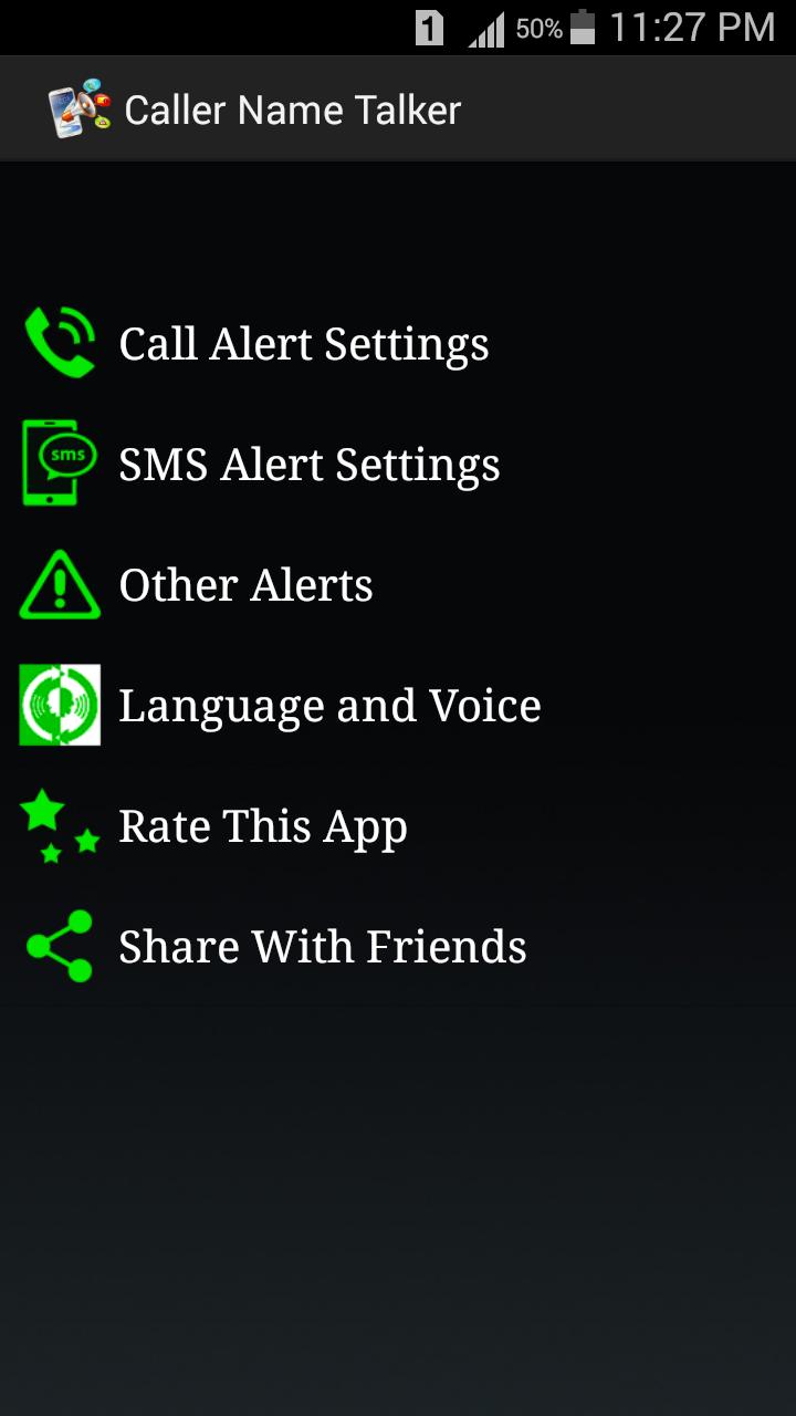 Caller Name Talker, SMS Speak