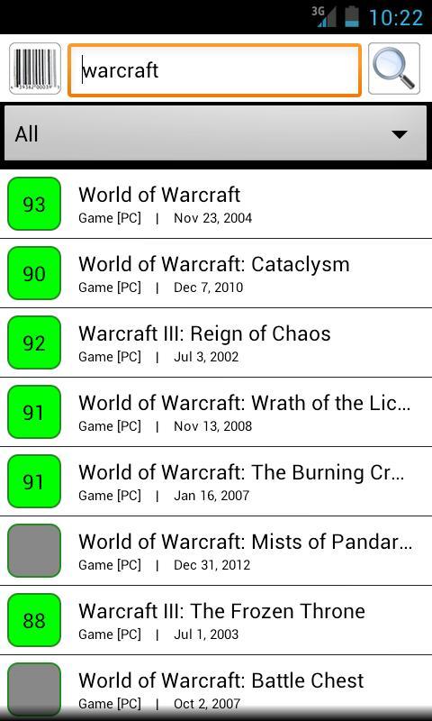 Metacritic Searcher