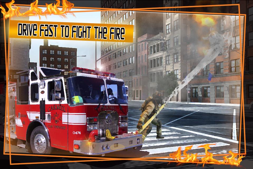 Emergency Fire Truck Rescue