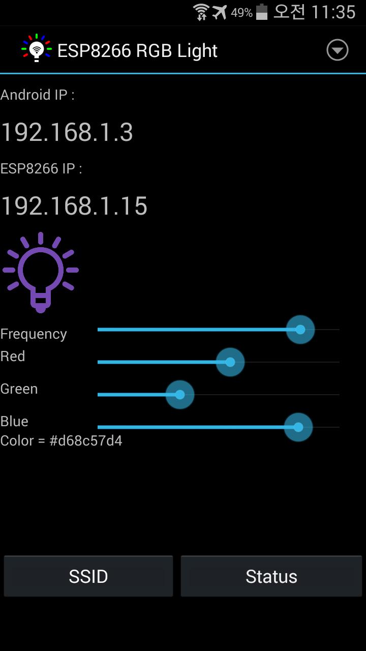 ESP8266 RGB Light