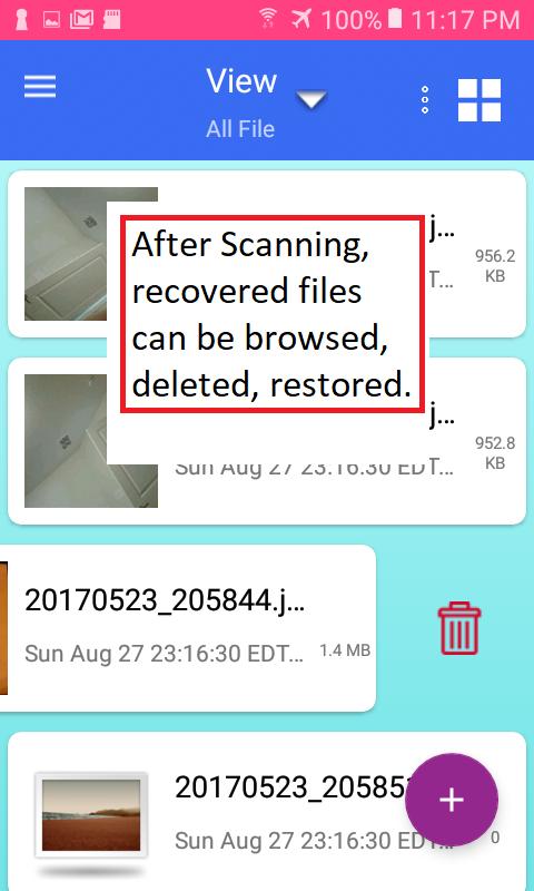 Audio Recovery