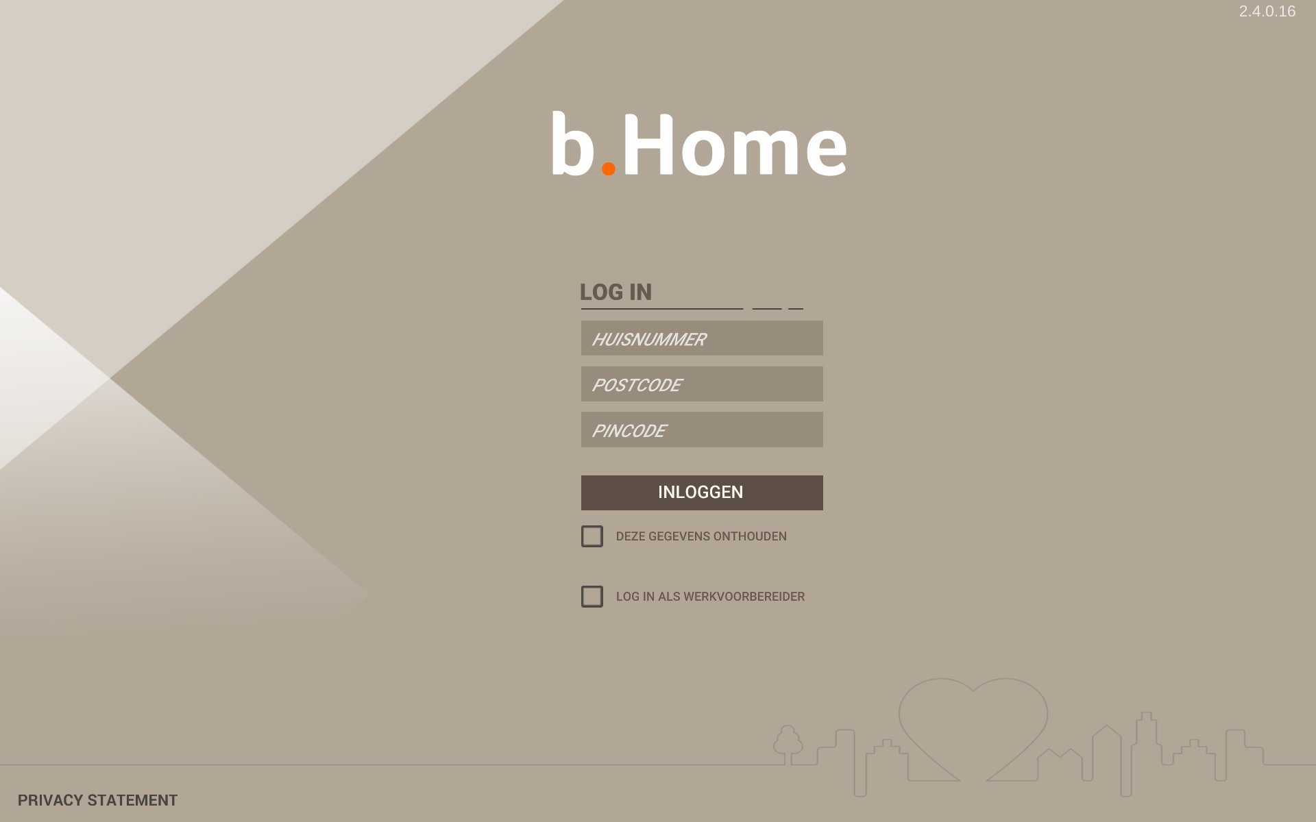 b.Home bewonerskeuze