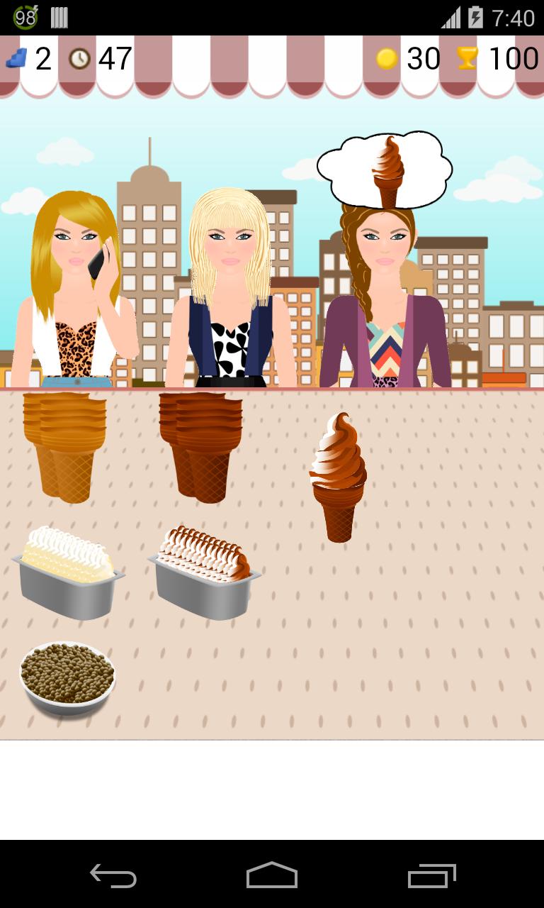 sell ice cream game
