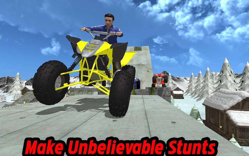 ATV Quad Bike Racing Stunts
