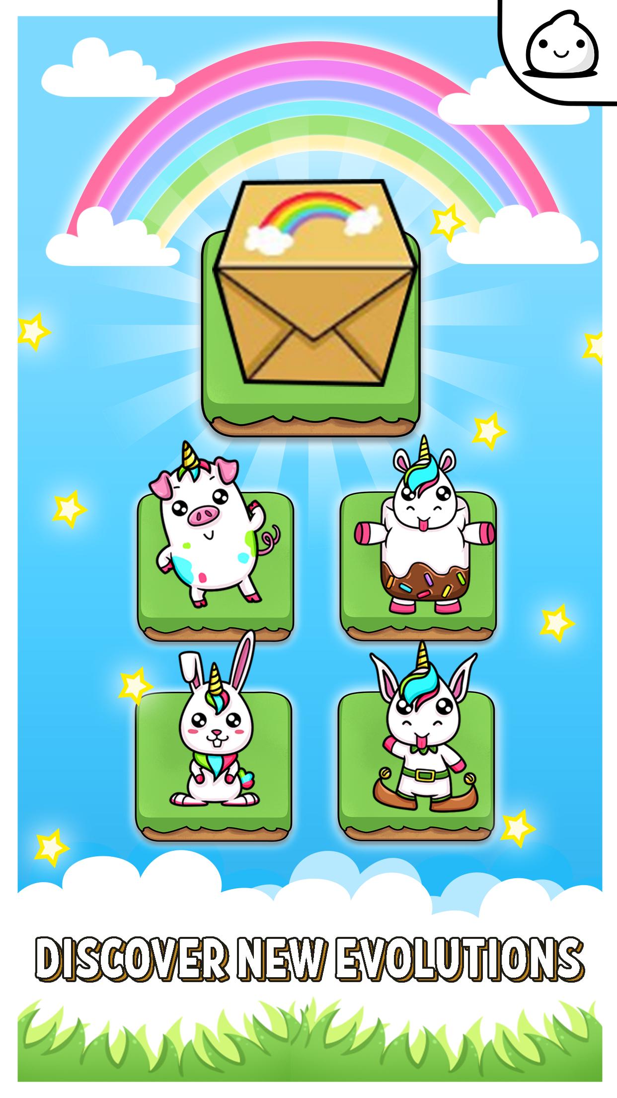 Merge Unicorn - Kawaii Idle Evolution Clicker Game