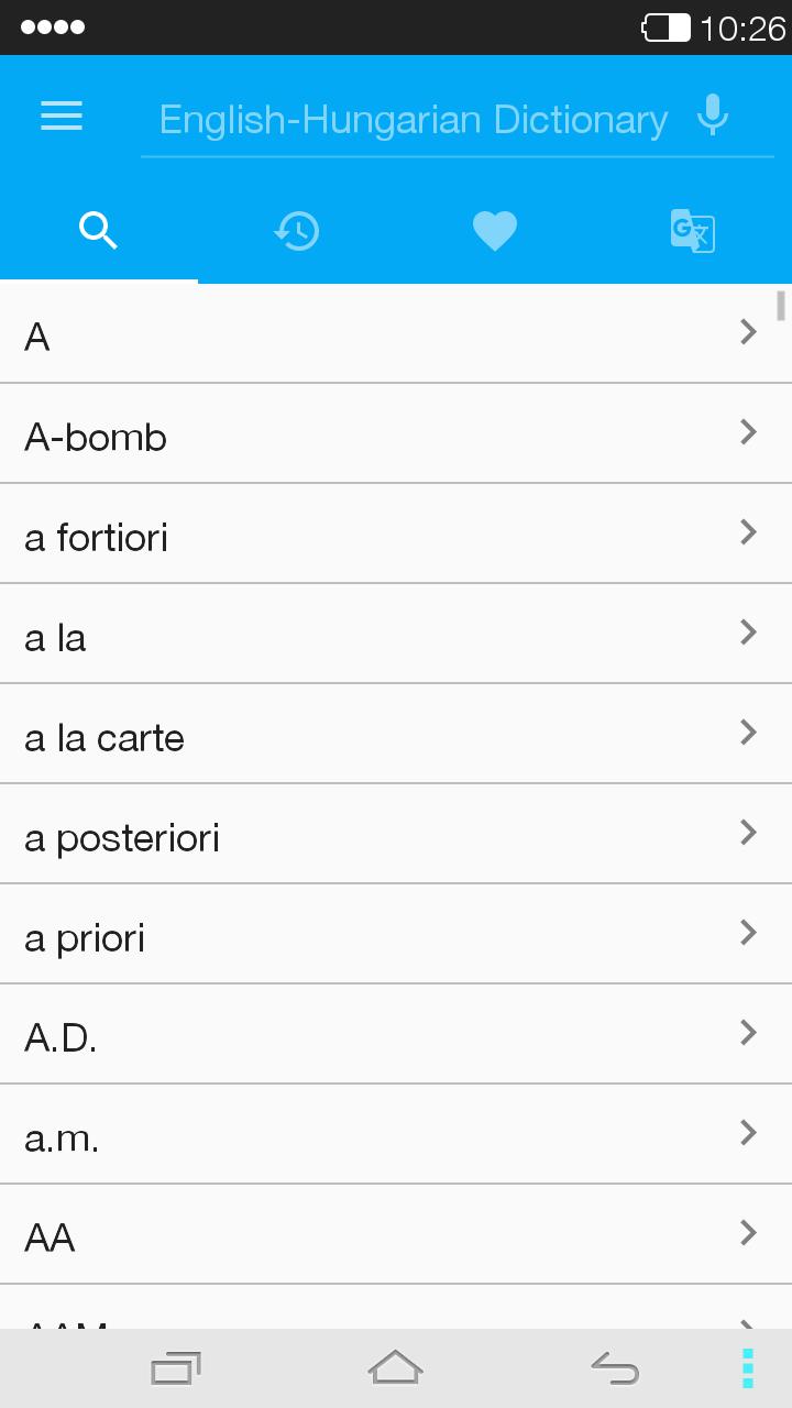 English<->Hungarian Dictionary