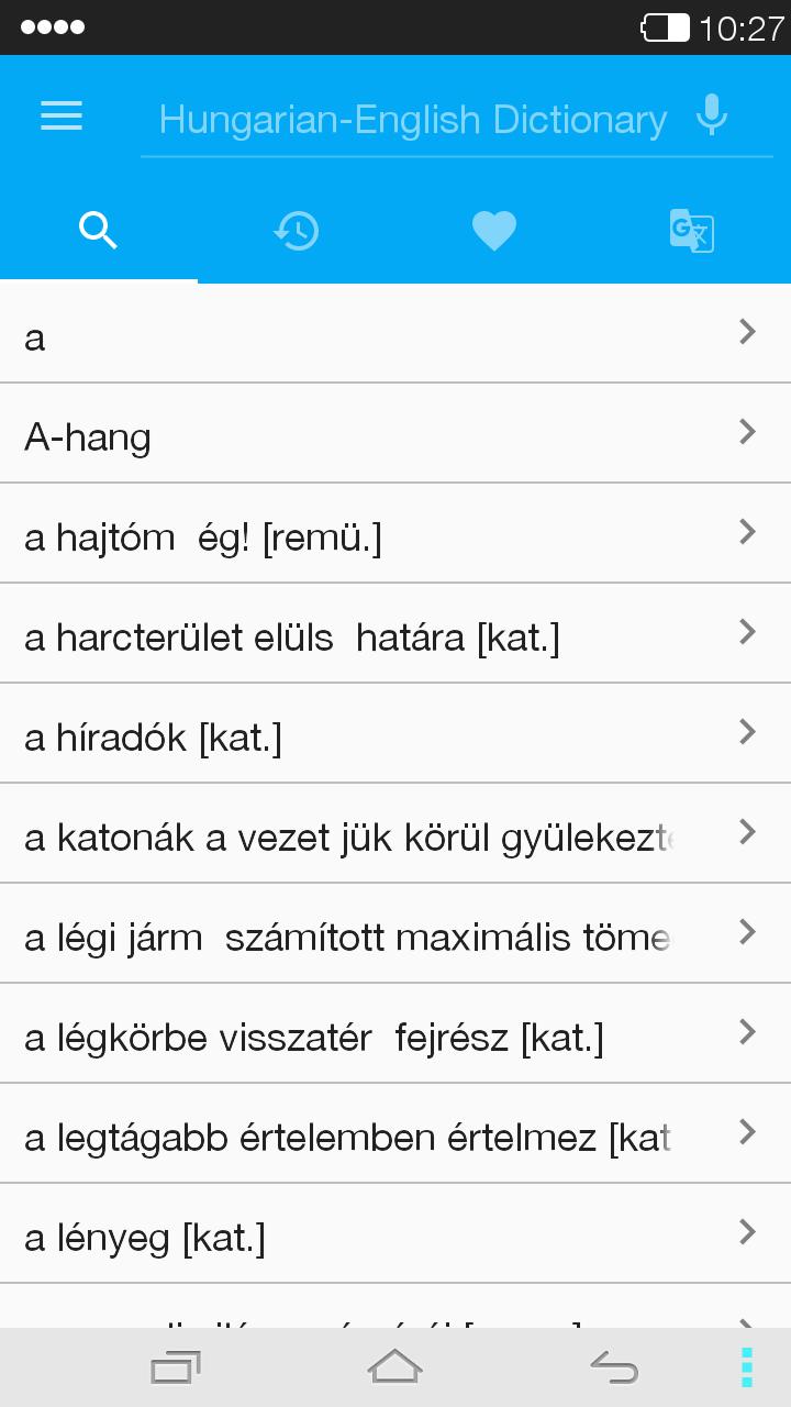 English<->Hungarian Dictionary