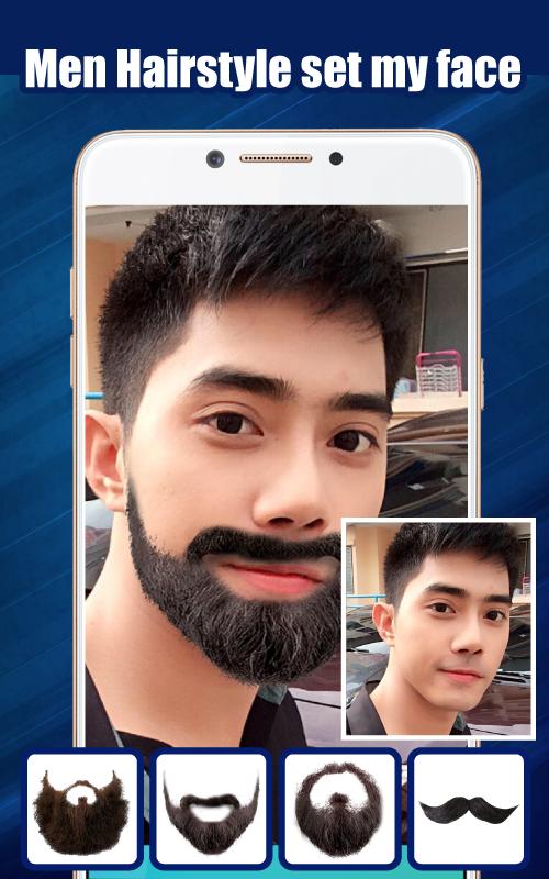 Men Hairstyle set my face