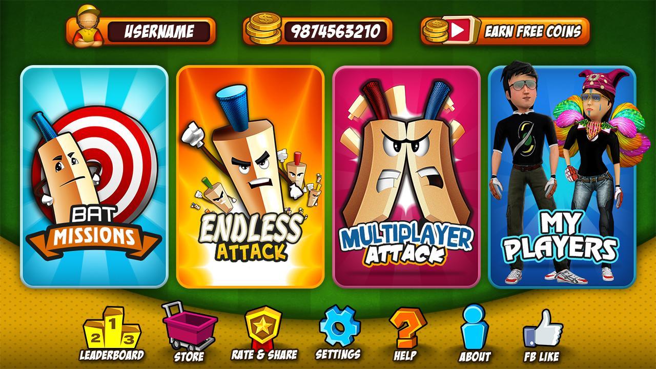 Bat Attack Cricket Multiplayer