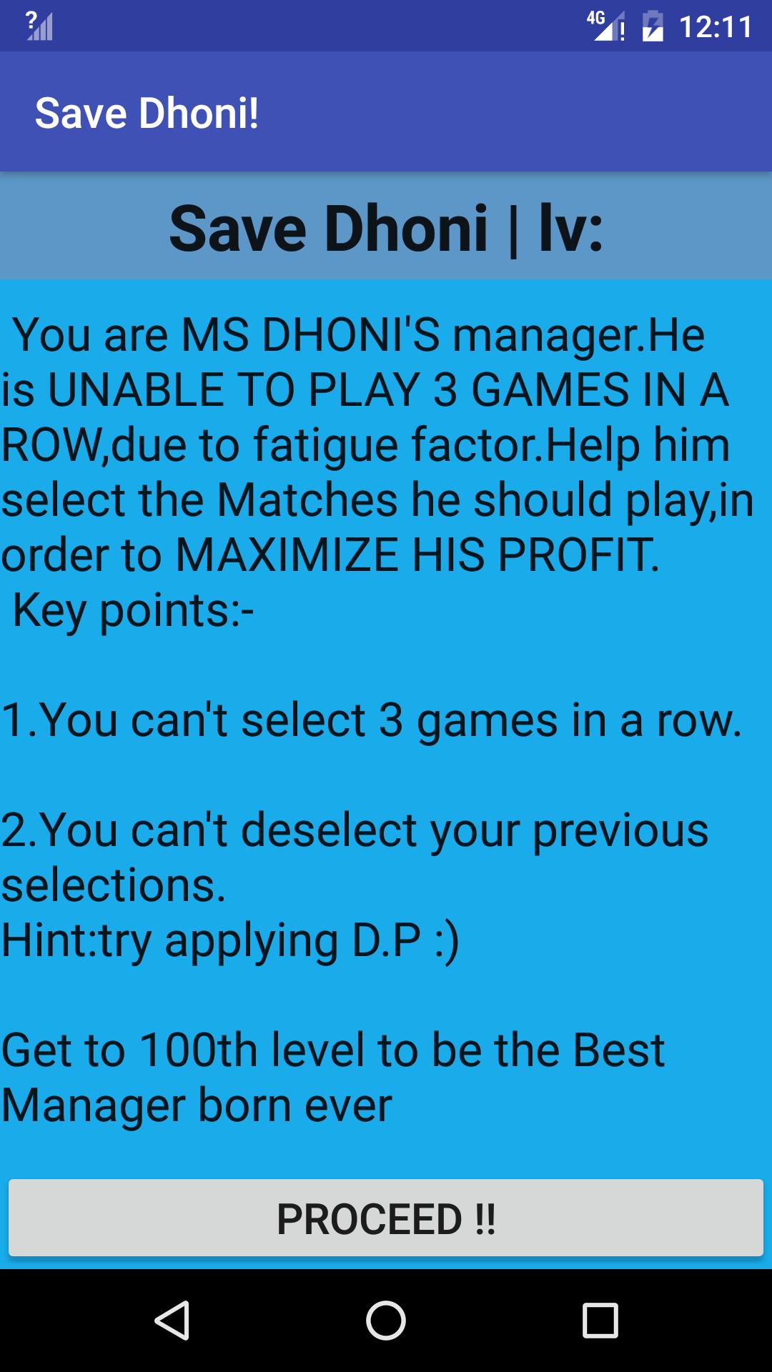 Save Dhoni !!
