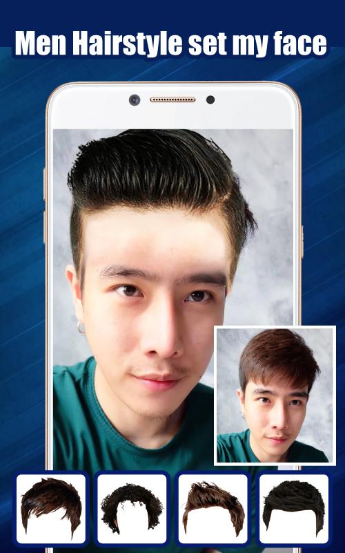 Men Hairstyle set my face