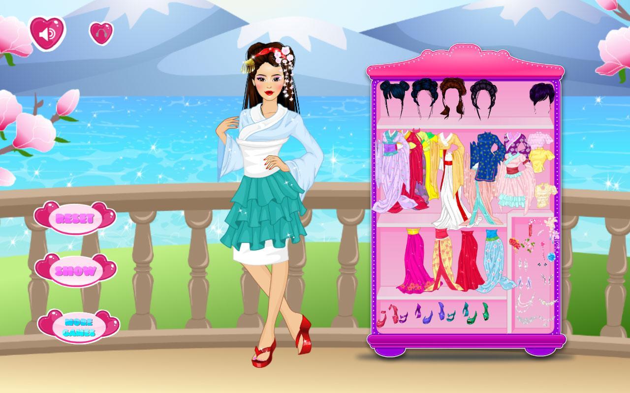 Asian Beauty Dress Up