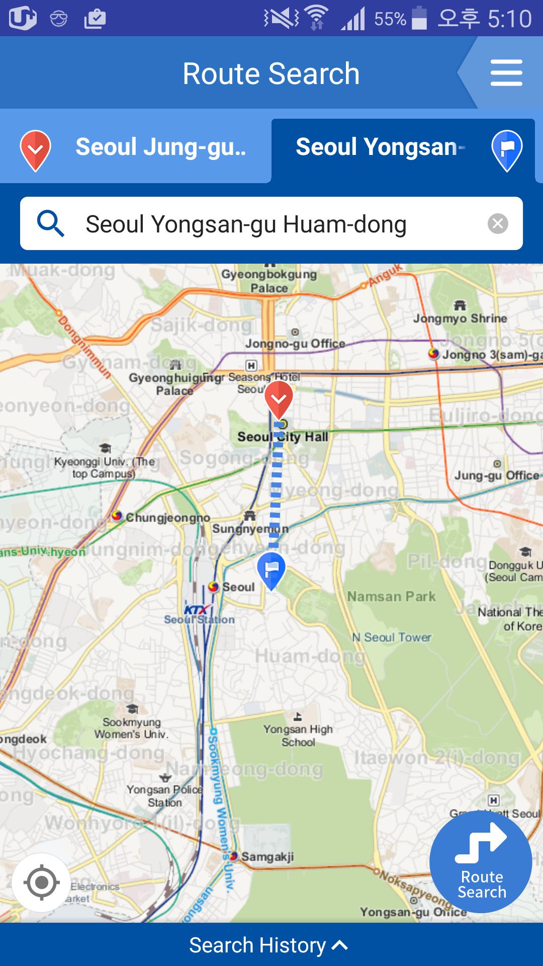 KTG - Public Transit Route