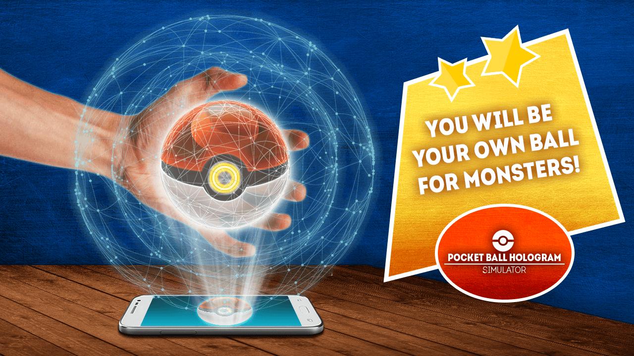 Pocket ball hologram simulator