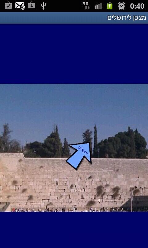 Compass to Jerusalem