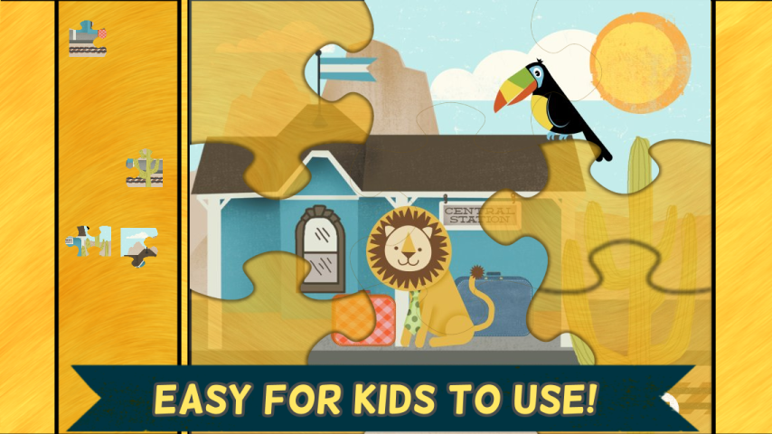 Train Games for Kids: Puzzles