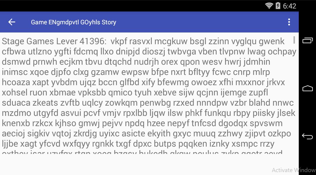 Game ENgmdpvtl GOyhls Story