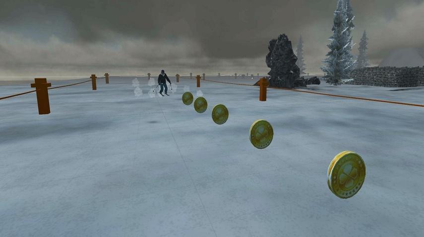 Extreme snow skater